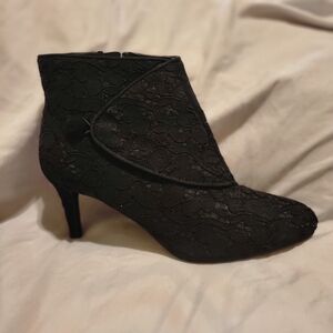 Black Lace Kelly & Katie Ankle Boots